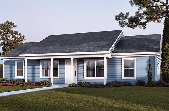 Athens Front Elevation Exterior_Quality Family Homes