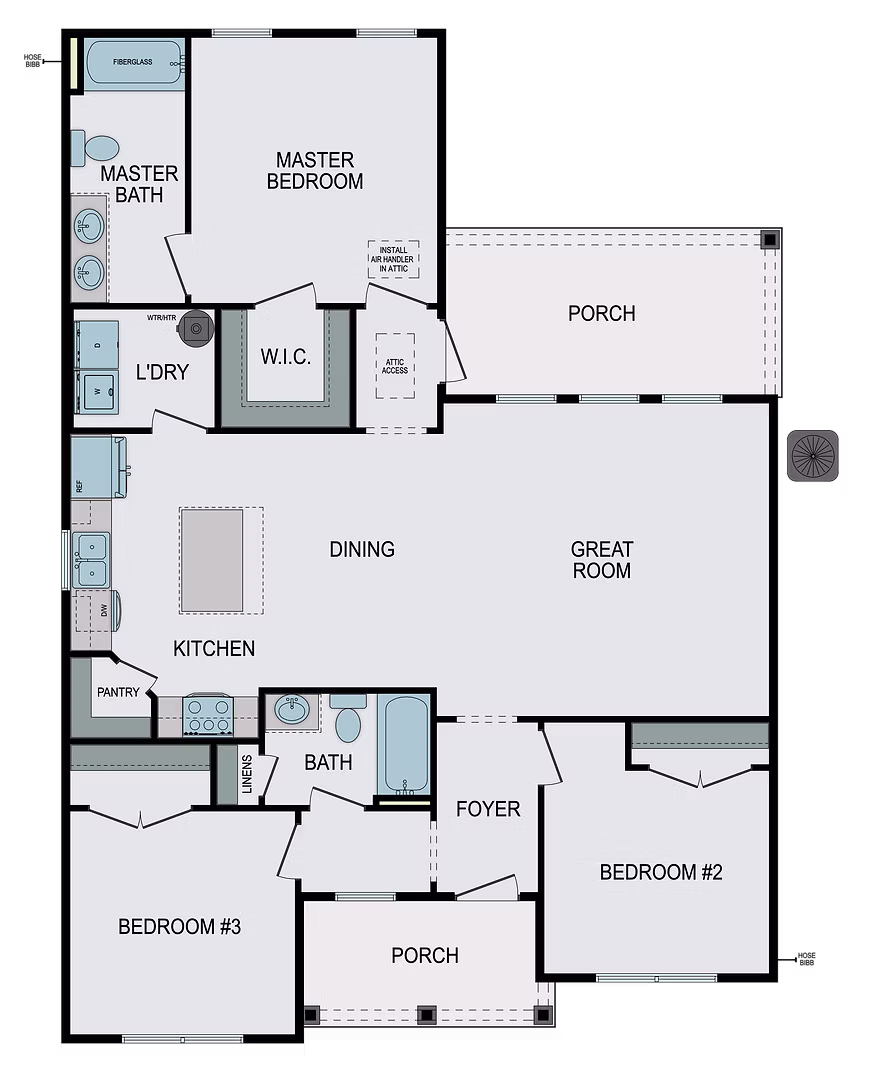 THE CONYERS FLOOR PLAN