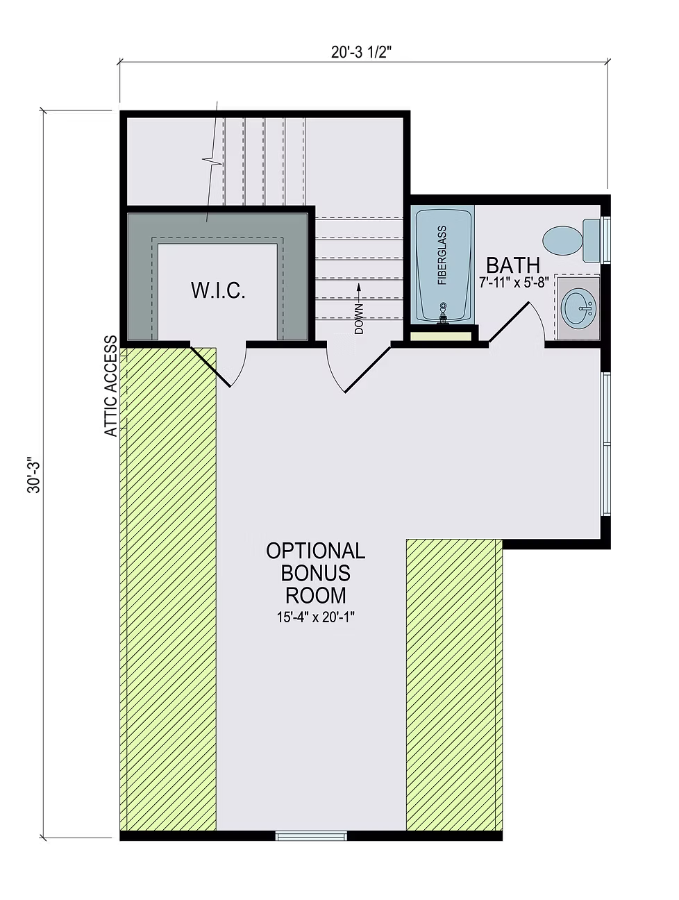 Tallahassee Level 2 Floor Plan